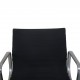 Charles Eames Aluminium EA108 stol i sort hopsak stof 1980'erne