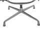 Charles Eames EA116 loungestol i blåt hopsack stof 1980'erne