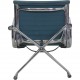Charles Eames EA116 loungestol i blåt hopsack stof 1980'erne
