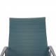 Charles Eames EA116 loungestol i blåt hopsack stof 1980'erne