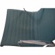 Charles Eames EA116 loungestol i blåt hopsack stof 1980'erne