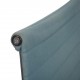 Charles Eames EA116 loungestol i blåt hopsack stof 1980'erne