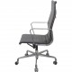 Charles Eames EA119 kontorstol i sort læder