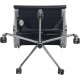 Charles Eames EA119 kontorstol i sort læder