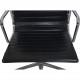 Charles Eames EA119 kontorstol i sort læder