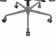 Charles Eames EA119 kontorstol i sort læder