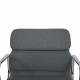 Charles Eames EA208 stol nybetrukket med gråt stof