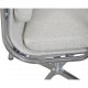 Charles Eames EA208 stol nybetrukket med lysegråt stof