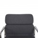 Charles Eames EA208 stol nybetrukket med mørkegråt stof