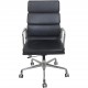 Charles Eames EA219 kontorstol i sort læder 2007