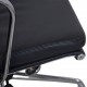 Charles Eames EA219 kontorstol i sort læder 2007