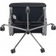 Charles Eames EA219 kontorstol i sort læder 2007