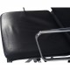 Charles Eames EA219 kontorstol i sort læder 2007