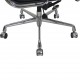 Charles Eames EA219 kontorstol i sort læder 2007