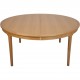 Hans Wegner Kina spisebord Ø160.Cm 1980'erne