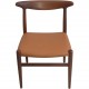 Sæt af 6 Hans Wegner W2 stole i teak 1960'erne