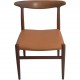 Sæt af 6 Hans Wegner W2 stole i teak 1960'erne