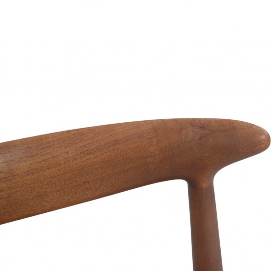 Sæt af 6 Hans Wegner W2 stole i teak 1960'erne