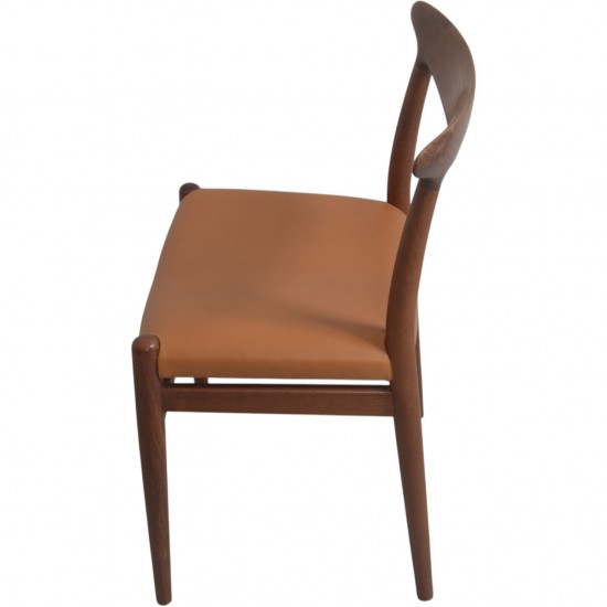 Sæt af 6 Hans Wegner W2 stole i teak 1960'erne