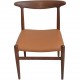Sæt af 6 Hans Wegner W2 stole i teak 1960'erne