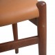 Sæt af 6 Hans Wegner W2 stole i teak 1960'erne