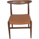 Sæt af 6 Hans Wegner W2 stole i teak 1960'erne