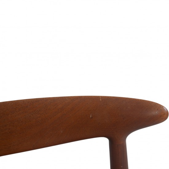 Sæt af 6 Hans Wegner W2 stole i teak 1960'erne