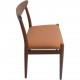 Sæt af 6 Hans Wegner W2 stole i teak 1960'erne