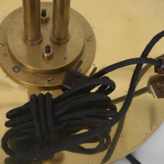 Louis Poulsen bordlampe af messing 1940'erne
