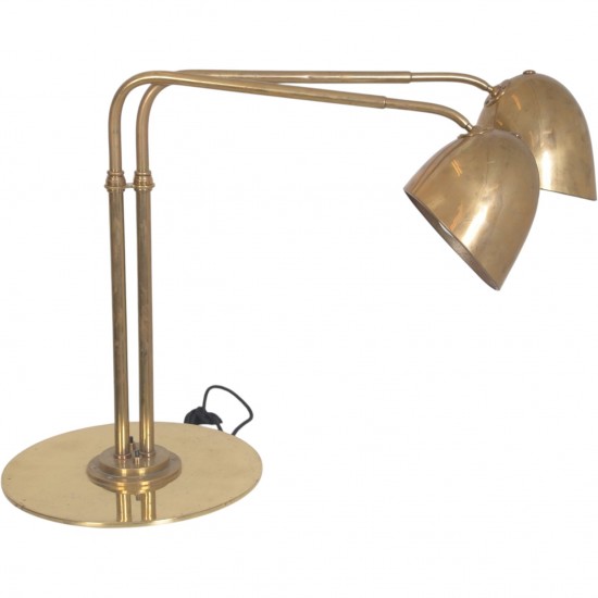 Louis Poulsen bordlampe af messing 1940'erne