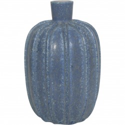 Arne Bang blue vase model 1 height: 14 Cm