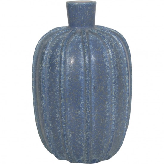 Arne Bang blue vase model 1 height: 14 Cm