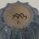 Arne Bang blue vase model 1 height: 14 Cm