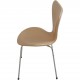 Sæt af 8 Arne Jacobsen Syver stole i lys anilin læder 2000'erne