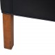 Børge Mogensen 2213 3.seater sofa in black leather 1985