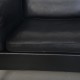 Børge Mogensen 2213 3.seater sofa in black leather 1985