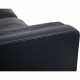Børge Mogensen 2213 3.seater sofa in black leather 1985