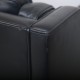 Børge Mogensen 2213 3.seater sofa in black leather 1985
