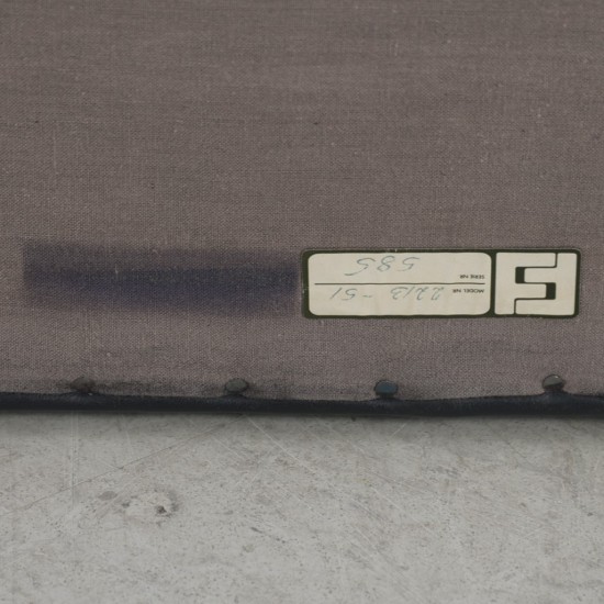 Børge Mogensen 2213 3.seater sofa in black leather 1985
