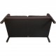Børge Mogensen 2422 2.seater sofa in brown leather 1980s