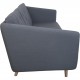 Børge Mogensen no1 3.personers sofa gråt Breeze Fusion stof 2017