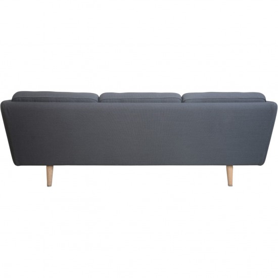 Børge Mogensen no1 3.personers sofa gråt Breeze Fusion stof 2017