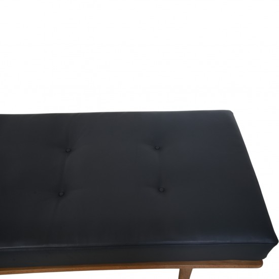 Hans Wegner GE19 daybed i sort læder 1960'erne
