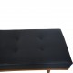 Hans Wegner GE19 daybed i sort læder 1960'erne