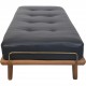 Hans Wegner GE19 daybed i sort læder 1960'erne