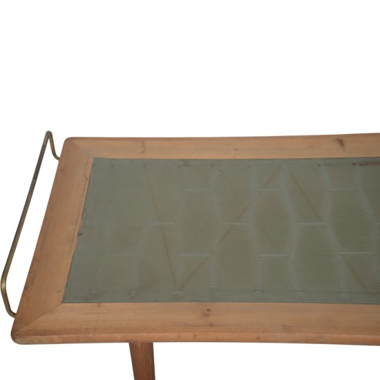 Hans Wegner GE19 daybed i sort læder 1960'erne