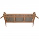 Hans Wegner GE290 3-personers sofa af eg og valnød med anilin læder 1990'erne