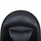 Hans Wegner CH468 Oculus chair reupholstered in black classic leather