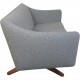 Illum Wikkelsø ML-90 3-personers sofa Nybetrukket med Hallingdal 130 stof 1960'erne