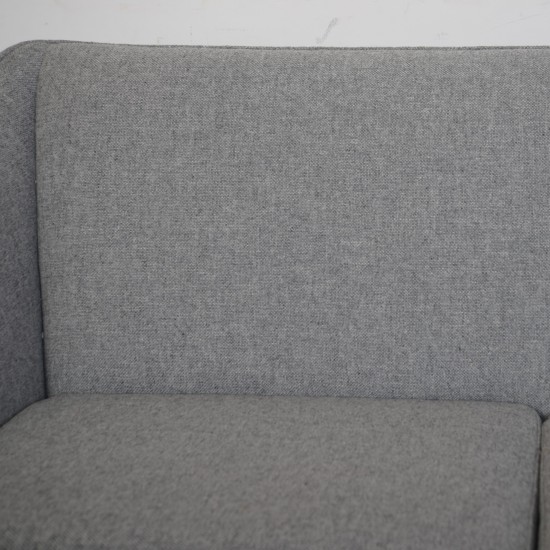 Illum Wikkelsø ML-90 3-personers sofa Nybetrukket med Hallingdal 130 stof 1960'erne